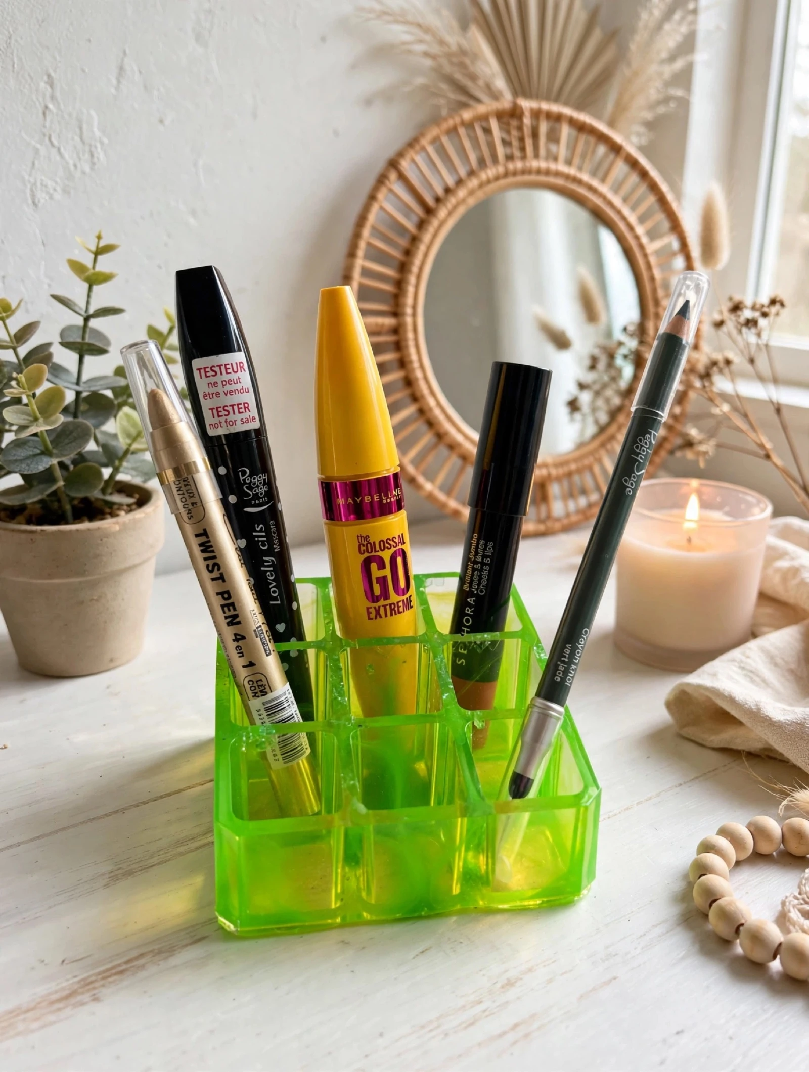 Support range maquillage 